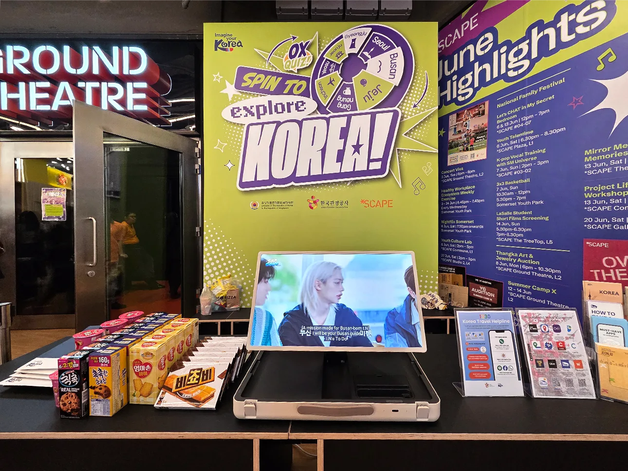 Dance Dance Hallyu KTO Promotional Booth 4